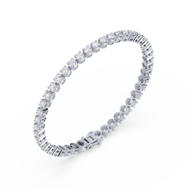 Aurora Diamond Tennis Bracelet in Gold - Image 10