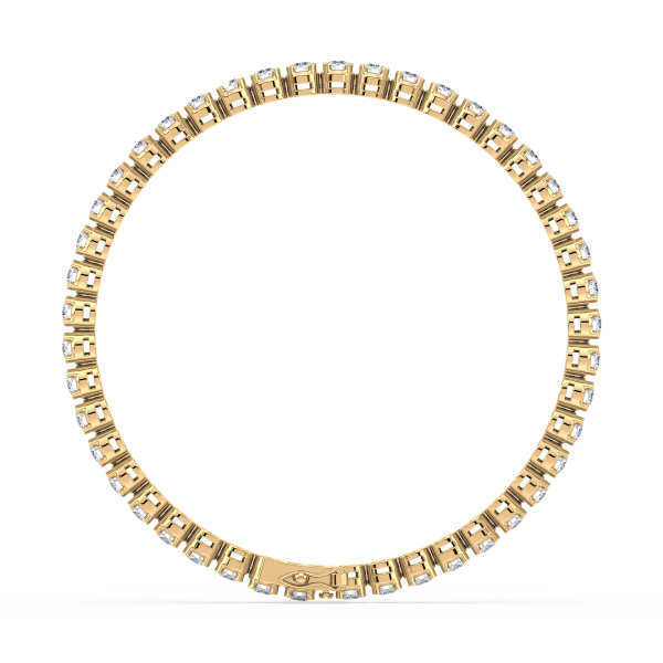 Aurora Diamond Tennis Bracelet in Gold - Image 13
